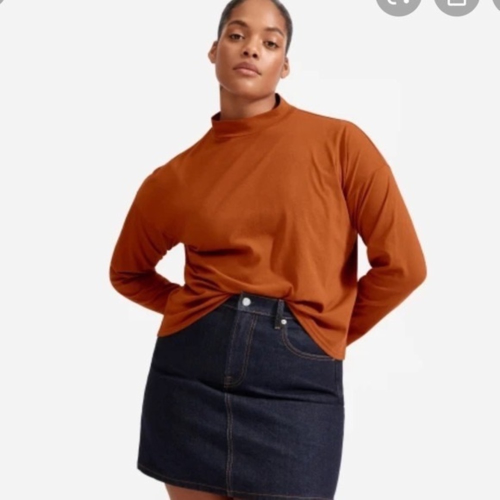 Everlane Square Mockneck Tee